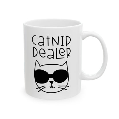 Cat Decaf Mug | Cute Black Cat Coffee Ceramic Mug