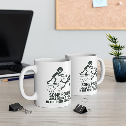 Sonic Screwdriver Illustration Mug | Funny Doctor Who Mashup Ceramic Mug