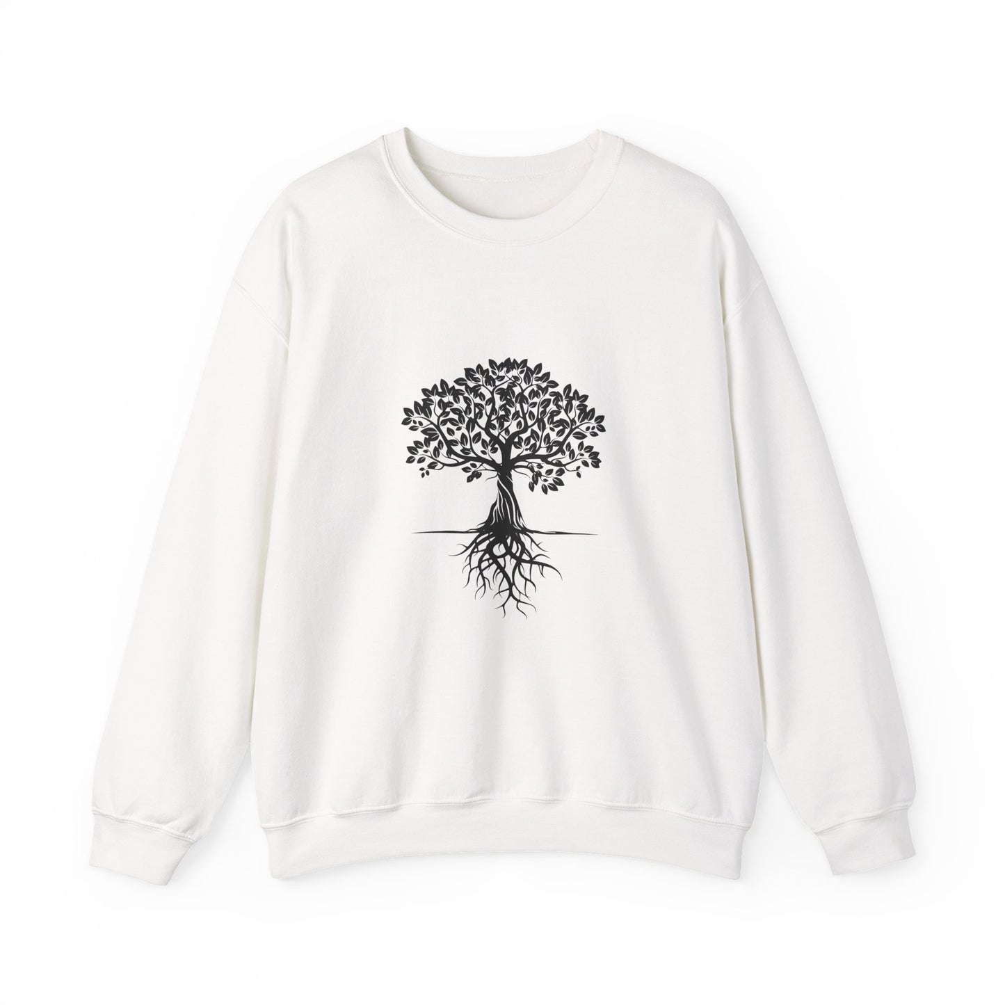 Tree of Life illustration Crewneck Sweatshirt | Rooted botanical design