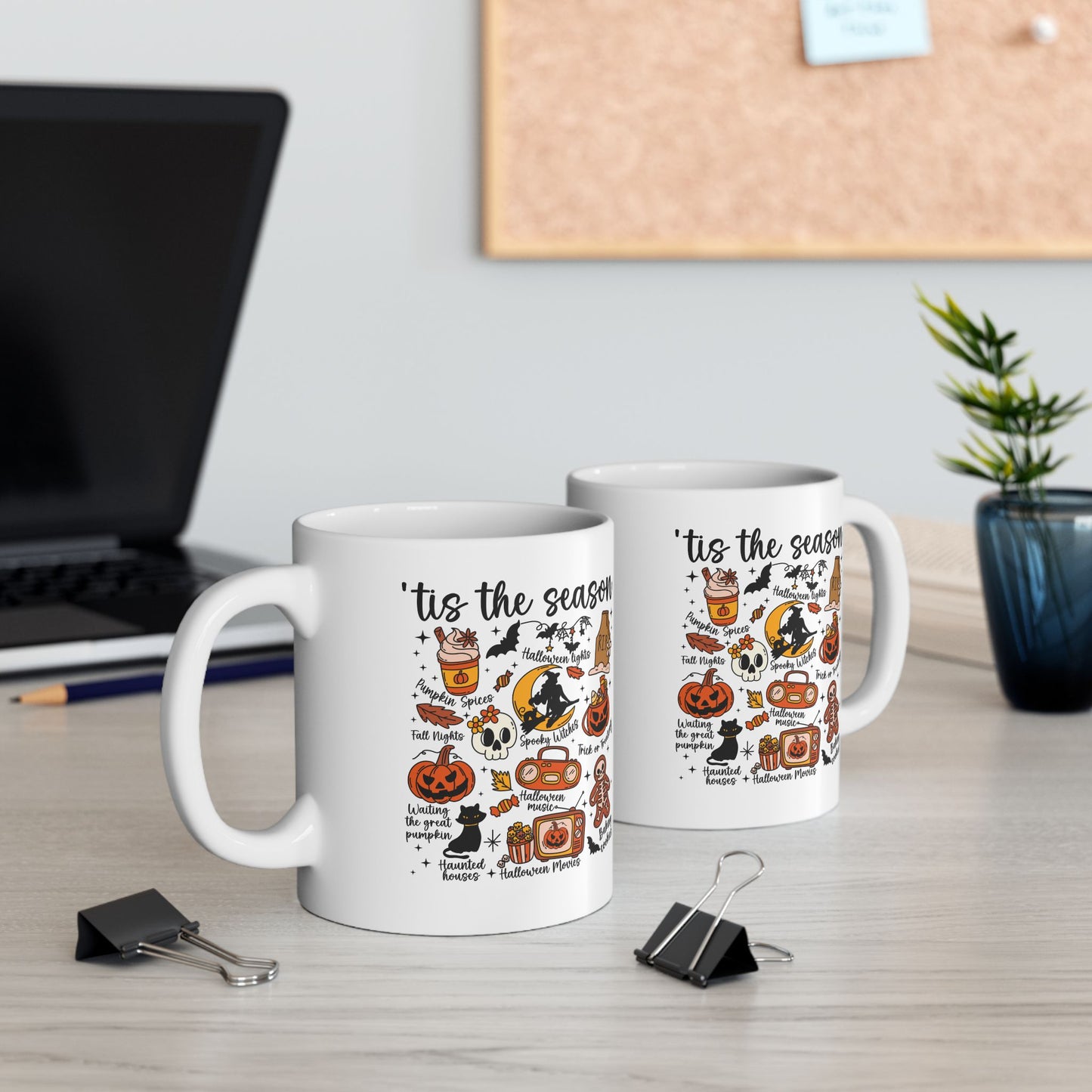 Tis the Season Halloween Cookie Stack Mug | Ceramic Mug