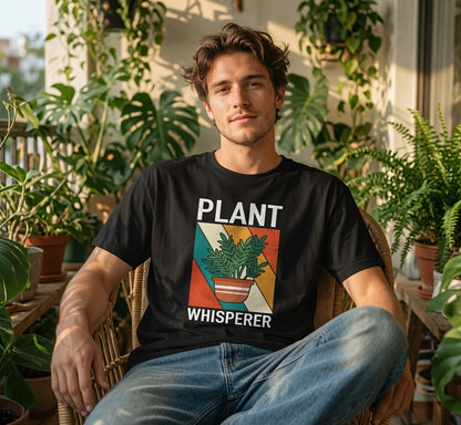 Plant Whisperer Tee | Vintage Potted Houseplant Graphic