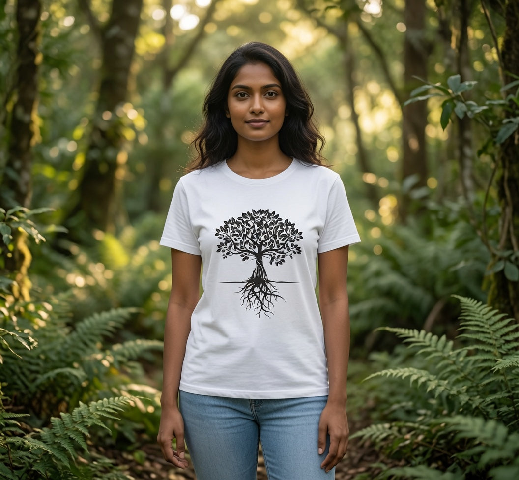 Tree of Life TShirt - Botanical Roots Graphic Tee