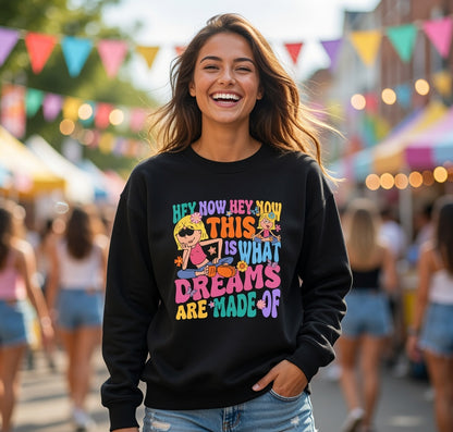 This Is What Dreams Are Made Of sweatshirt | 90s Retro Cartoon Graphic Crewneck