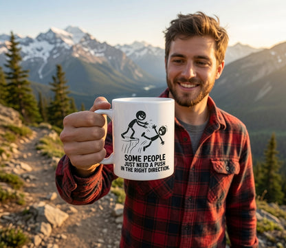 Sonic Screwdriver Illustration Mug | Funny Doctor Who Mashup Ceramic Mug