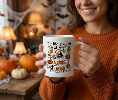 Tis the Season Halloween Cookie Stack Mug | Ceramic Mug