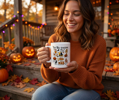 Tis the Season Halloween Cookie Stack Mug | Ceramic Mug