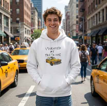 I Survived My Trip to NYC Taxi Hoodie | New York Cab Sweatshirt