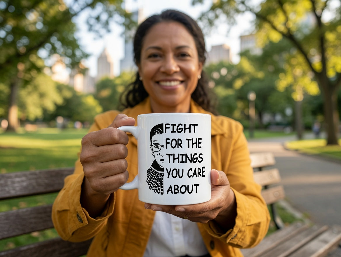 Feminist Portrait Quote Mug | Ceramic Mug